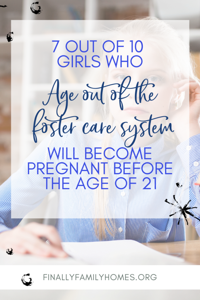 image of Aging Out of Foster Care Statistic Pregnancy