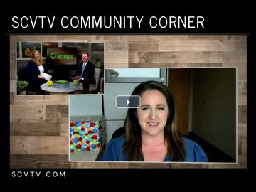 Still Shot of SCVTV Video Interview with Finally Family Homes Executive Director Christina Dronen